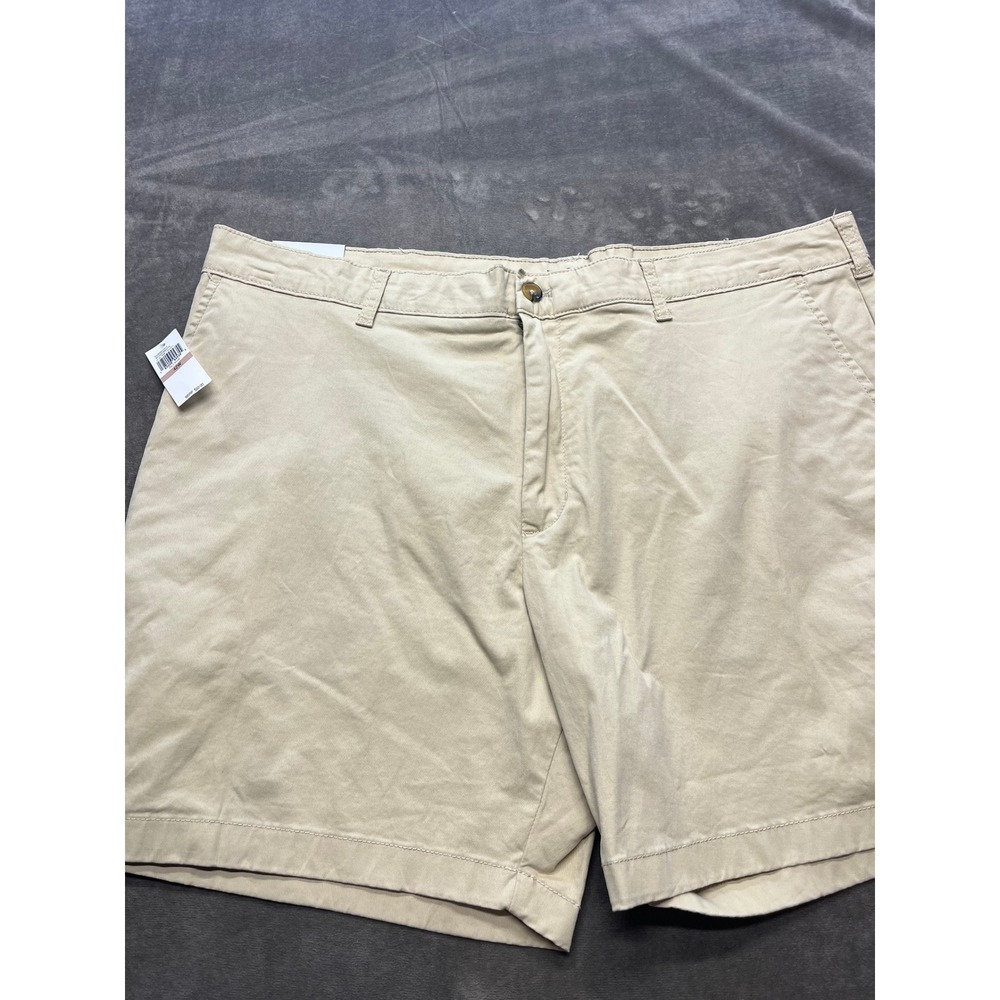 IZOD Saltwater Dockside Classic Fit Stretch Shorts Pale Khaki‎ Size 42 nwt